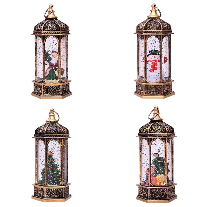 Christmas Decoration Home Light Emitting Diode Night Light Santa Jesus Style Christmas Tree Style Snowman Light