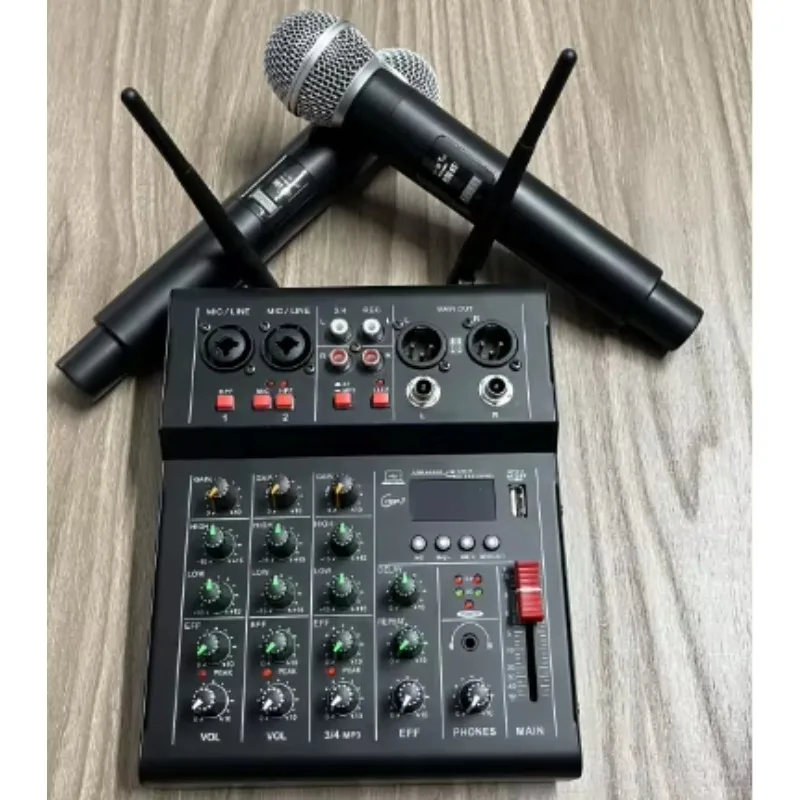 4 Channel Mixer Professional Low Noise Factory Direct Sale