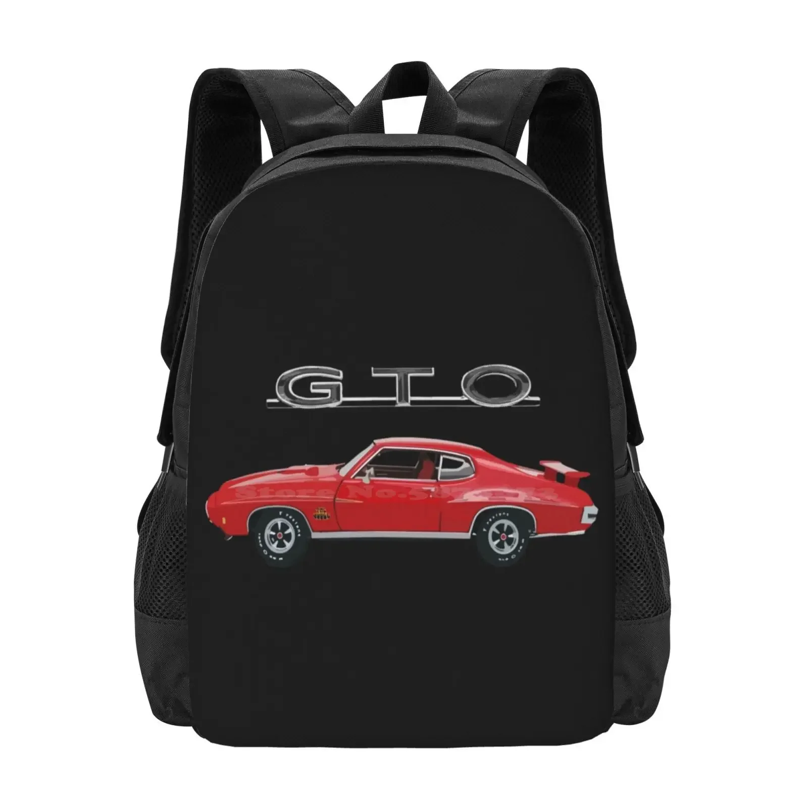 

1970 Gto "The Judge" Hardtop Hot Sale Schoolbag Backpack Fashion Bags Muscle Car Hot Rod Racing Race Classic Car Z28 Rs Camaro