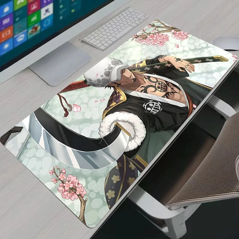 One Piece Trafalgar D Water Law Gaming-Mauspad, Gamer-Computer, HD-Mauspad, XXL-Tastatur-Pad, Teppich, rutschfeste Büro-Mauspads