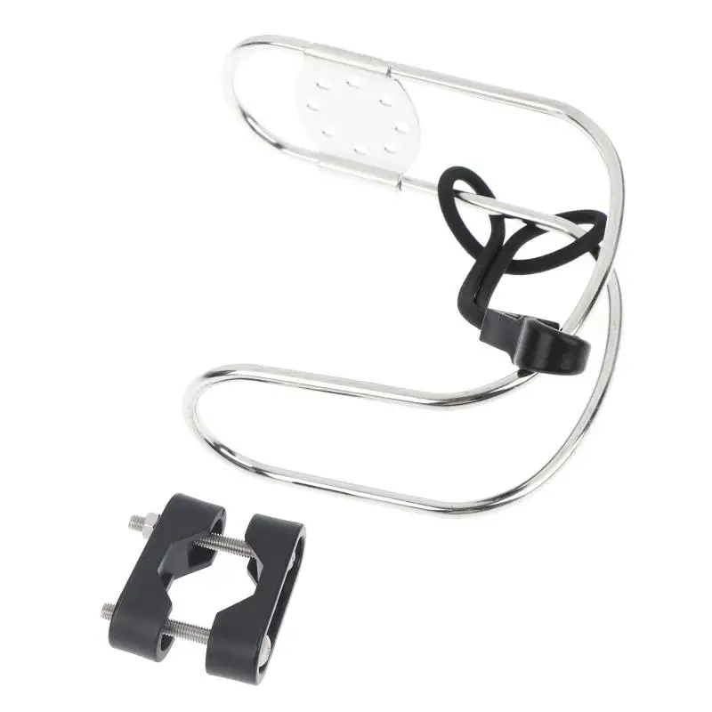 

Stainless Steel Boat Lifebuoy Ring Bracket Horseshoe Shape Holder Marine Ship Safety Accessory