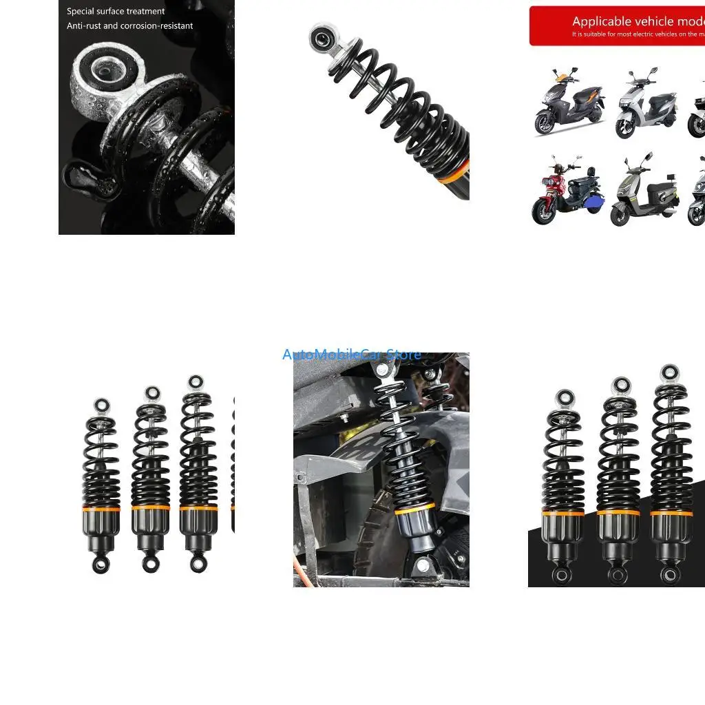 G8TE High Strength Motorcycle Rear Suspension System Enhanced Vibration Absorption Simple Installs for Scooters Electric Bike