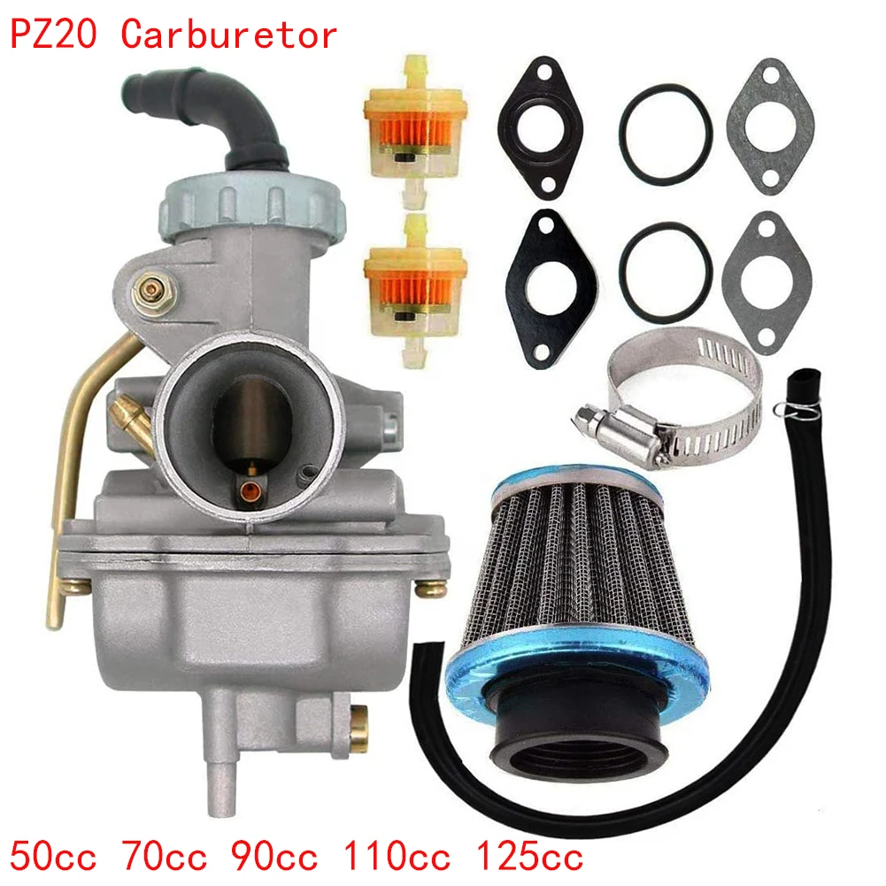 

For 50cc 70cc 90cc 110cc 125cc TaoTao 110B NST SunL Chinese Quad 4 Stroke ATV Kazuma Baja PZ20 20mm Carburetor