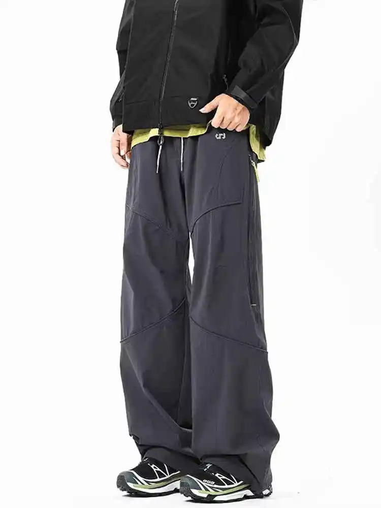 Pantalones de escalada al aire libre American Sle, pantalones deportivos funcionales informales de primavera para hombre, serie de montaña, sensación de diseño de calle alta