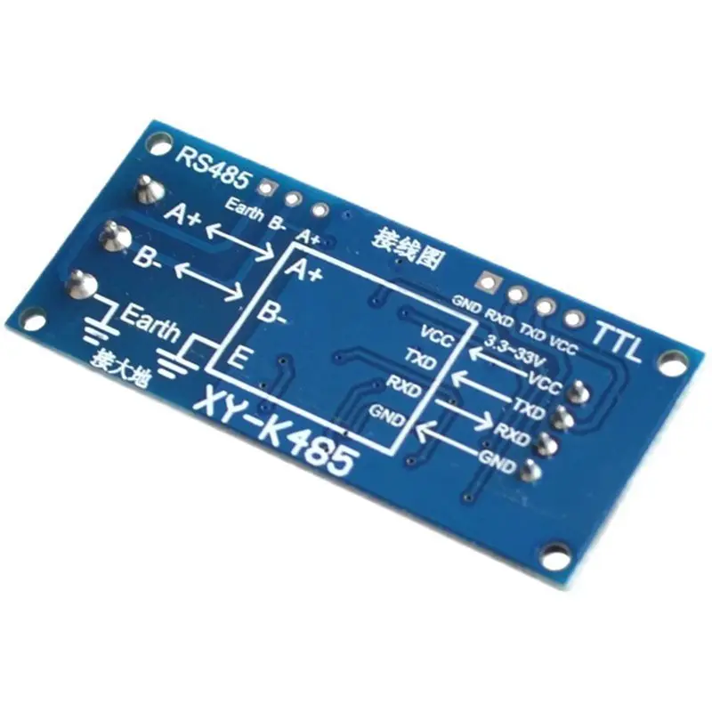 Módulo Convertidor B03B-TTL a RS485 3.3V/5.0V Compatible con 10 Piezas Dispositivo de Conversión de Control Automático de Hardware TTL