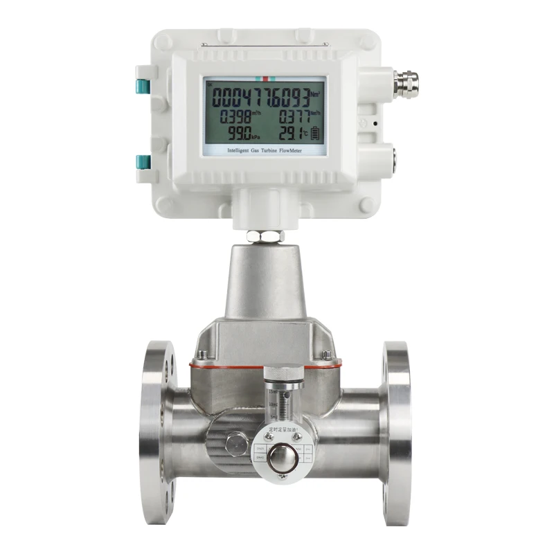 

Digital CNG LPG Flow Meter Gas Meter Natural Gas LNG Turbine Flowmeter