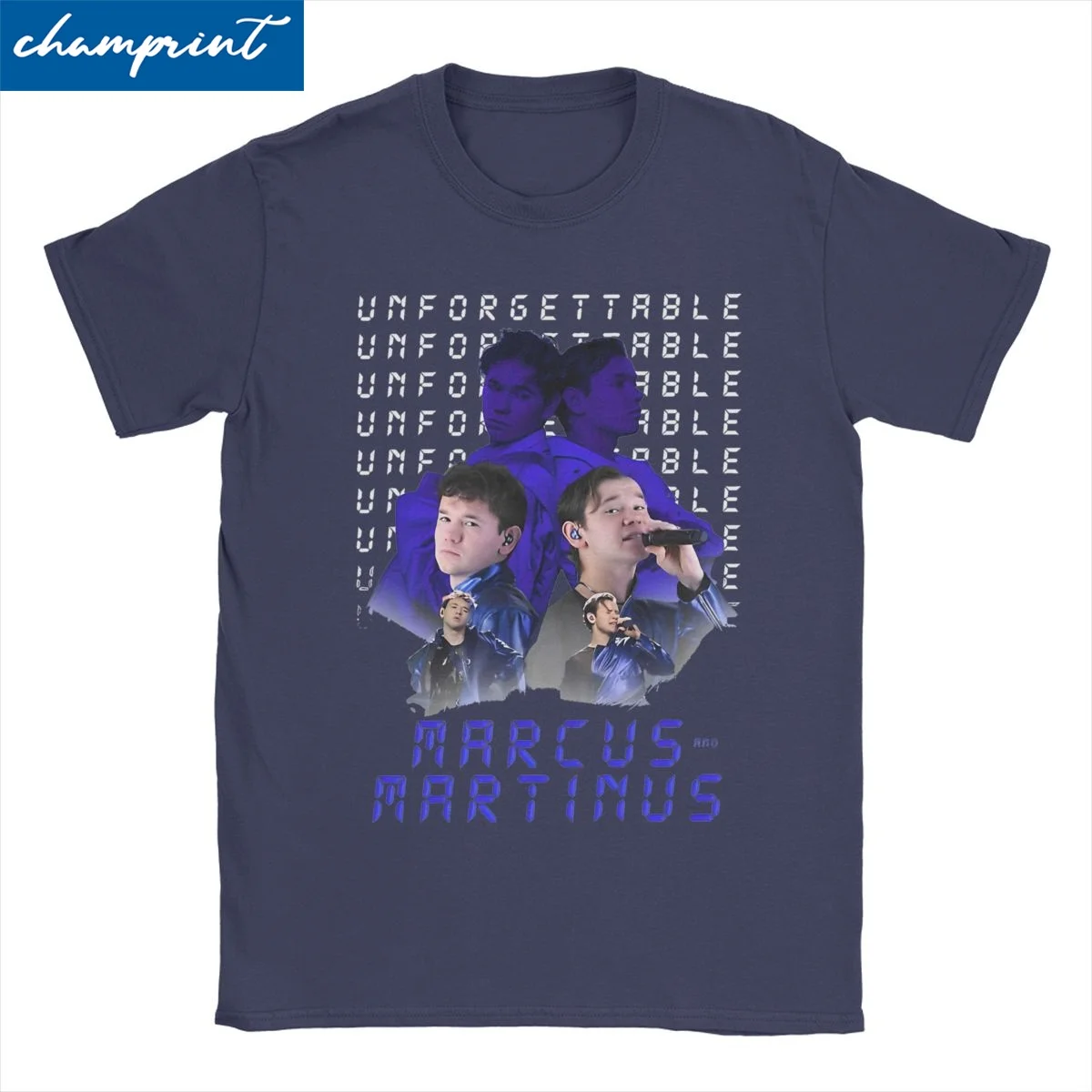 Marcus And Martinus Unforgettable T Shirts Men Women's 100% Cotton T-Shirts Tour Tees Short Sleeve Clothing Birthday Gift