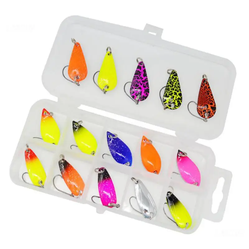 1~6SETS Lure Sequin Bait Effective Handmade Trout Bait With Metallic Sequins Spinner Bait Trout Bait Highest Rating Hard Bait