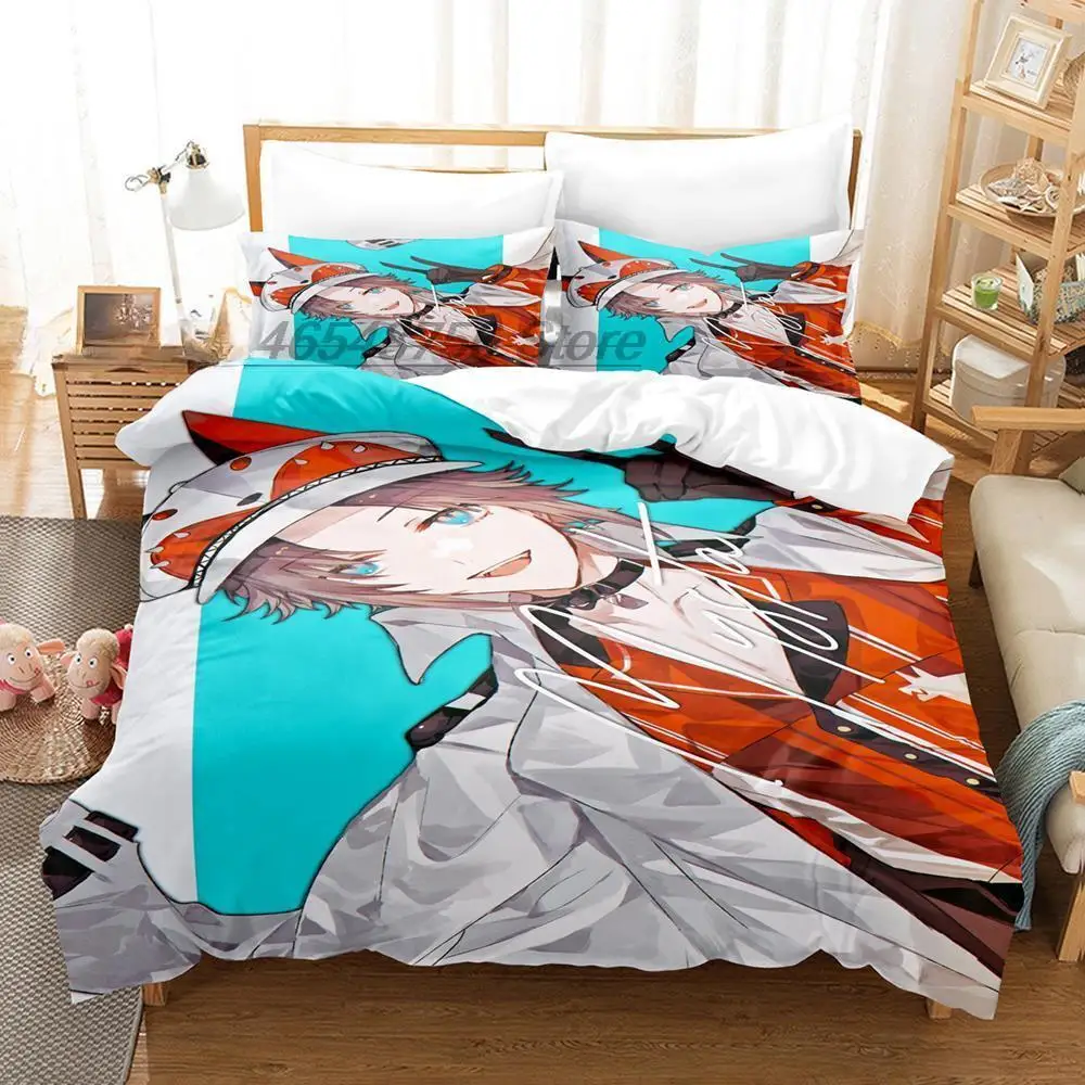 Mysta Rias Bedding Set Single Twin Full Queen King Size Bed Set Adult Kid Bedroom Duvet cover Sets 3D Print Anime Kawaii Girls