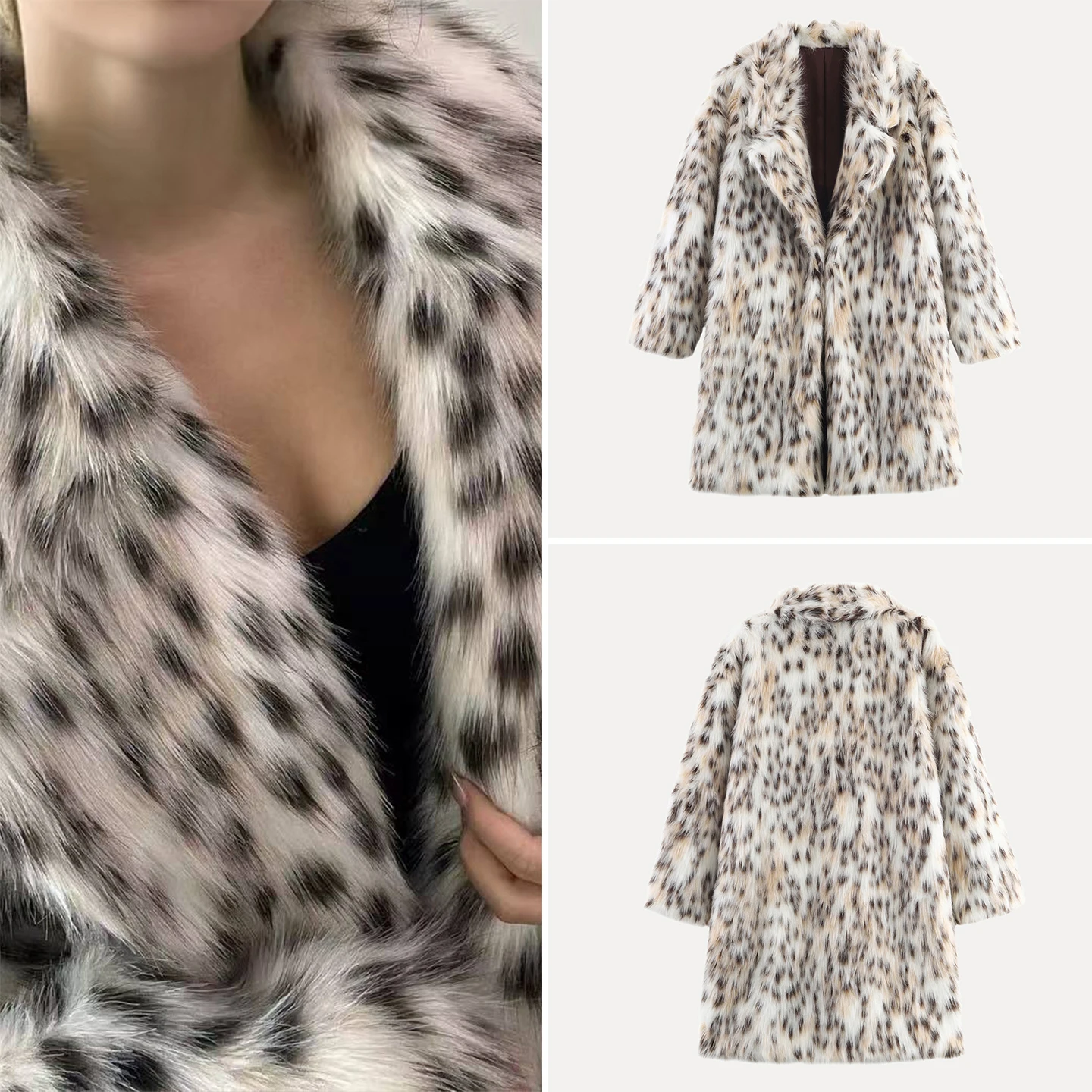 Faionable Long Plu Artificial Fur Coat Women's Autumn 2025 Personali Quilted Jaet Stand Fit Chinese Brand Z