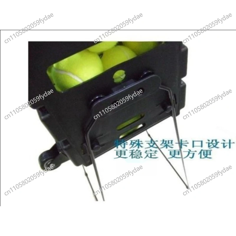 

Multifunctional Tennis Basket/Ball Picker/Ball Picking Basket with Wheels Tennis Ball Hooper Enhanced Nylon Drop-Resistant