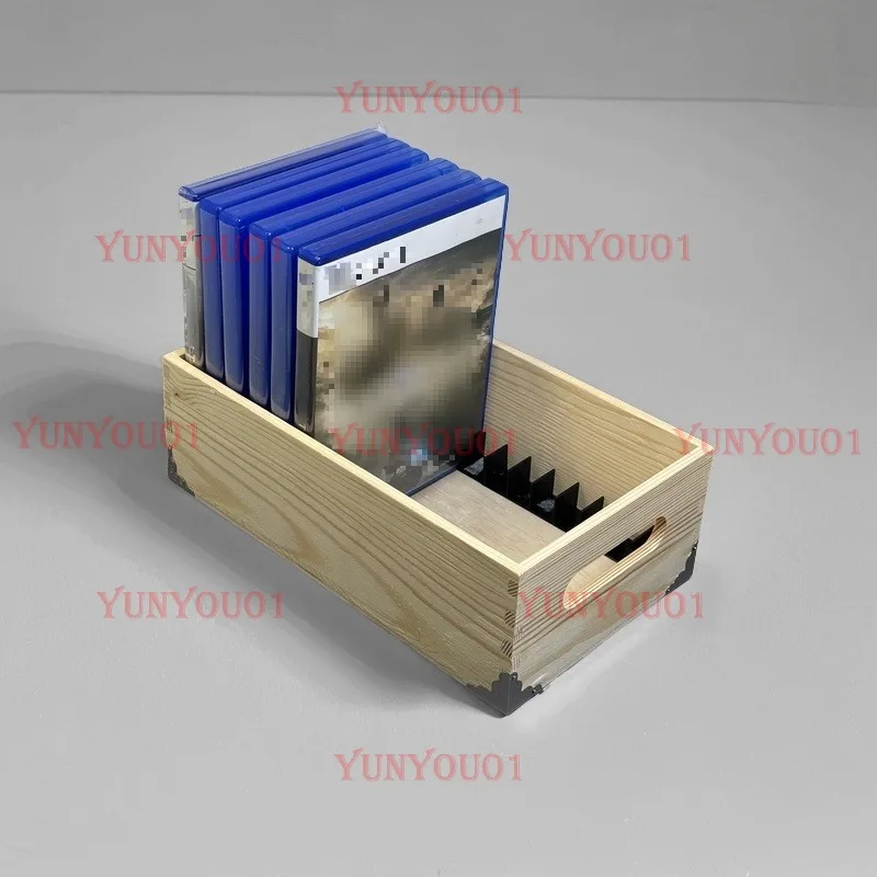 Pure Solid Wood PS5/PS4 Game CD Storage Box with CD | Pack of 14 | High Quality Sony Ps Storage Box