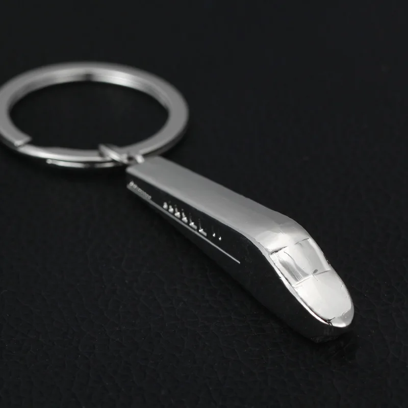 Hot Men Environmental Protection Three-dimensional Locomotive Key Holder Business New Women Best gift Jewelry K1804
