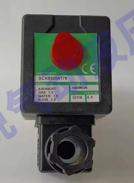 الأصلي الجديد SCXB320A178 صمام اثنين موقف ثلاثي صمام الملف اللولبي ضاغط الهواء صمام الملف اللولبي