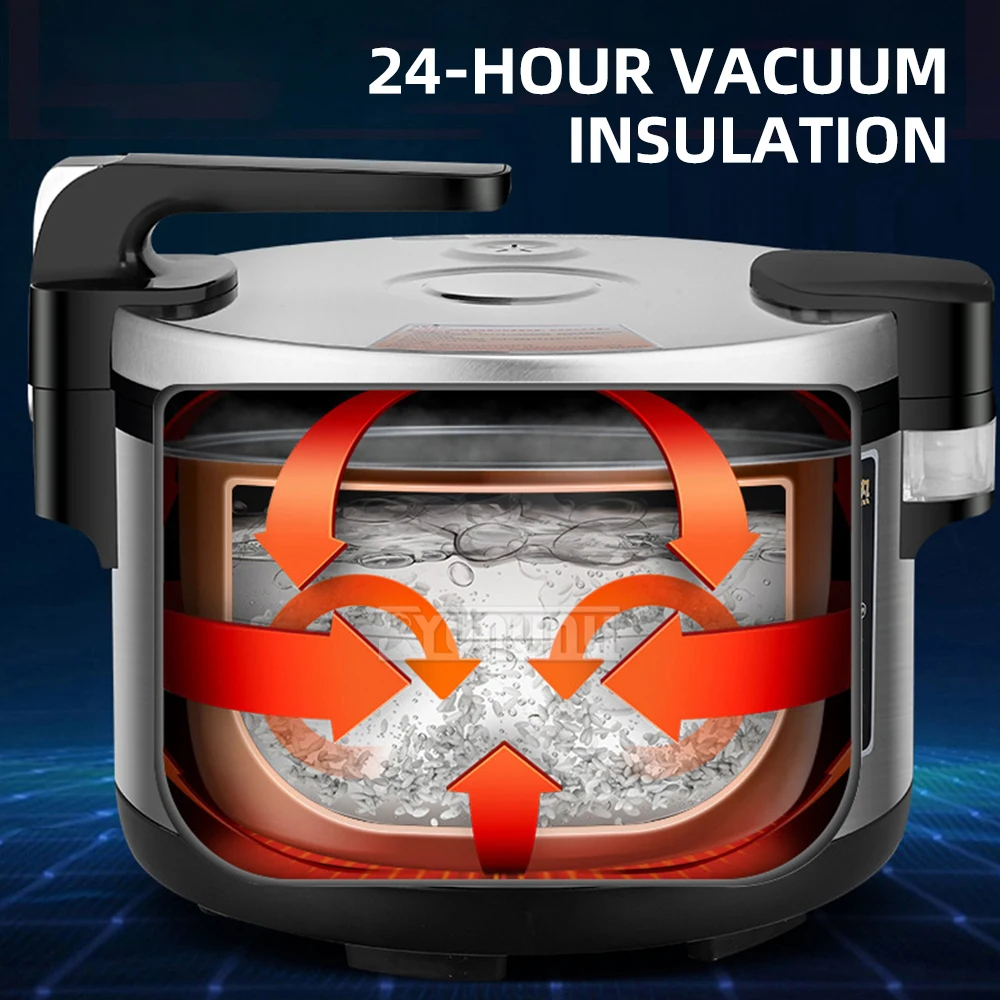 CFXB100 25L หม้อหุงข้าวเชิงพาณิชย์สําหรับโรงอาหารโรงงานความจุขนาดใหญ่เครื่องทําความร้อนรอบทิศทางหม้อหุงข้าวระดับมืออาชีพ