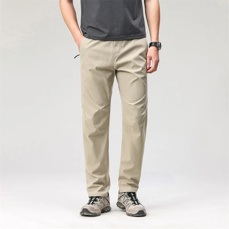New Korean Spring Summer Thin Fashion Versatile Loose Casual 9-Point Trousers Men'S Straight Outdoor Mountaineering Sports Pants