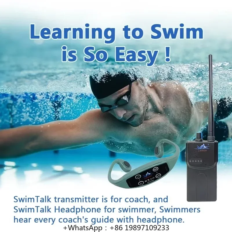 Aquatic Sports H904 Bone Conduction Headphones Swimming Training Headsets Communication