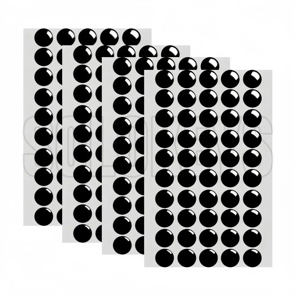 50Pcs/Lot 10MM 12MM 14MM DIY Crystal Epoxy Stickers For VW Volkswagen Škoda Xhorse SEAT Cupra VVDI KD Remote Key