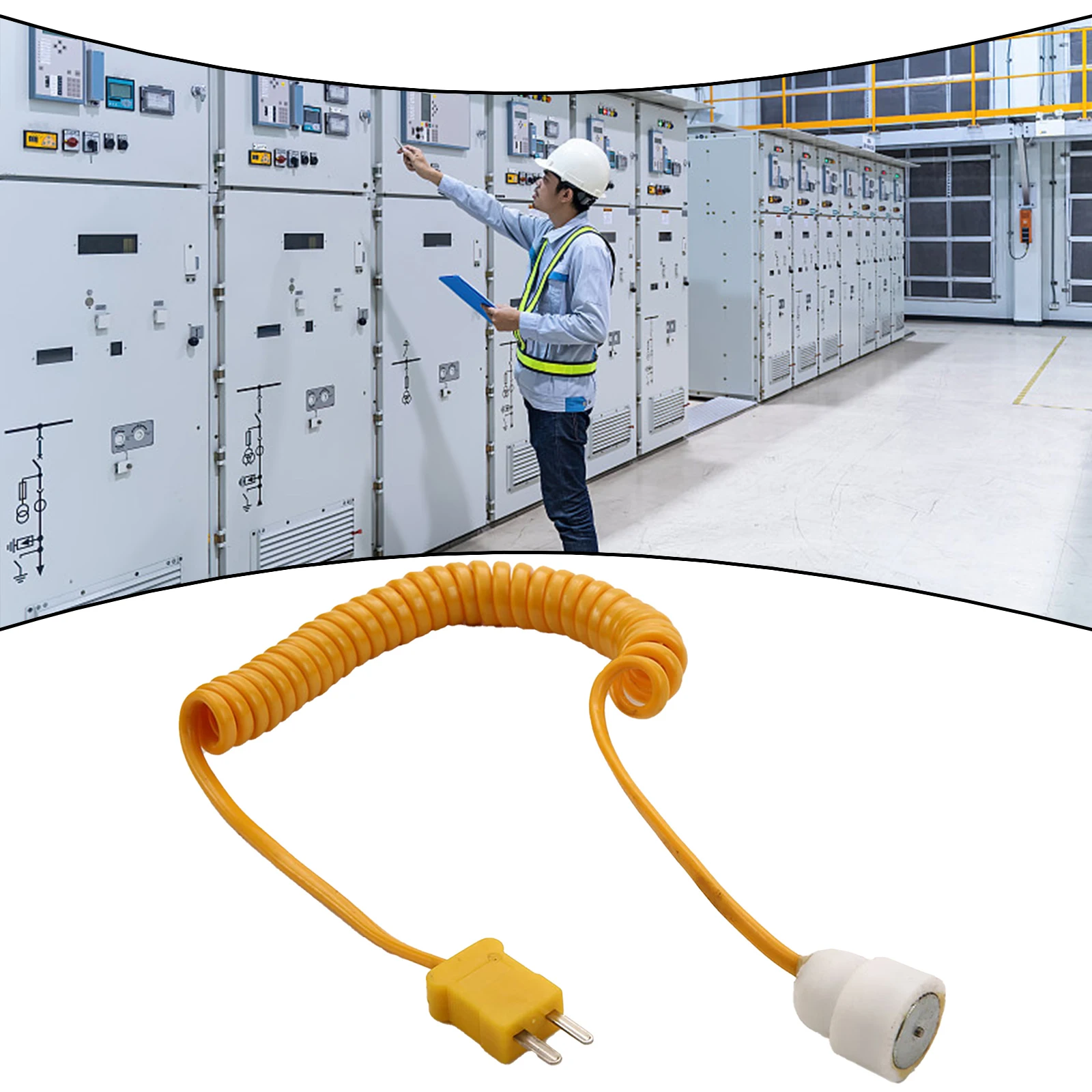 

Circular Magnetic Thermocouple Probe for Measuring Temperature of Objects on Bearings with Stretchable Spring Wire