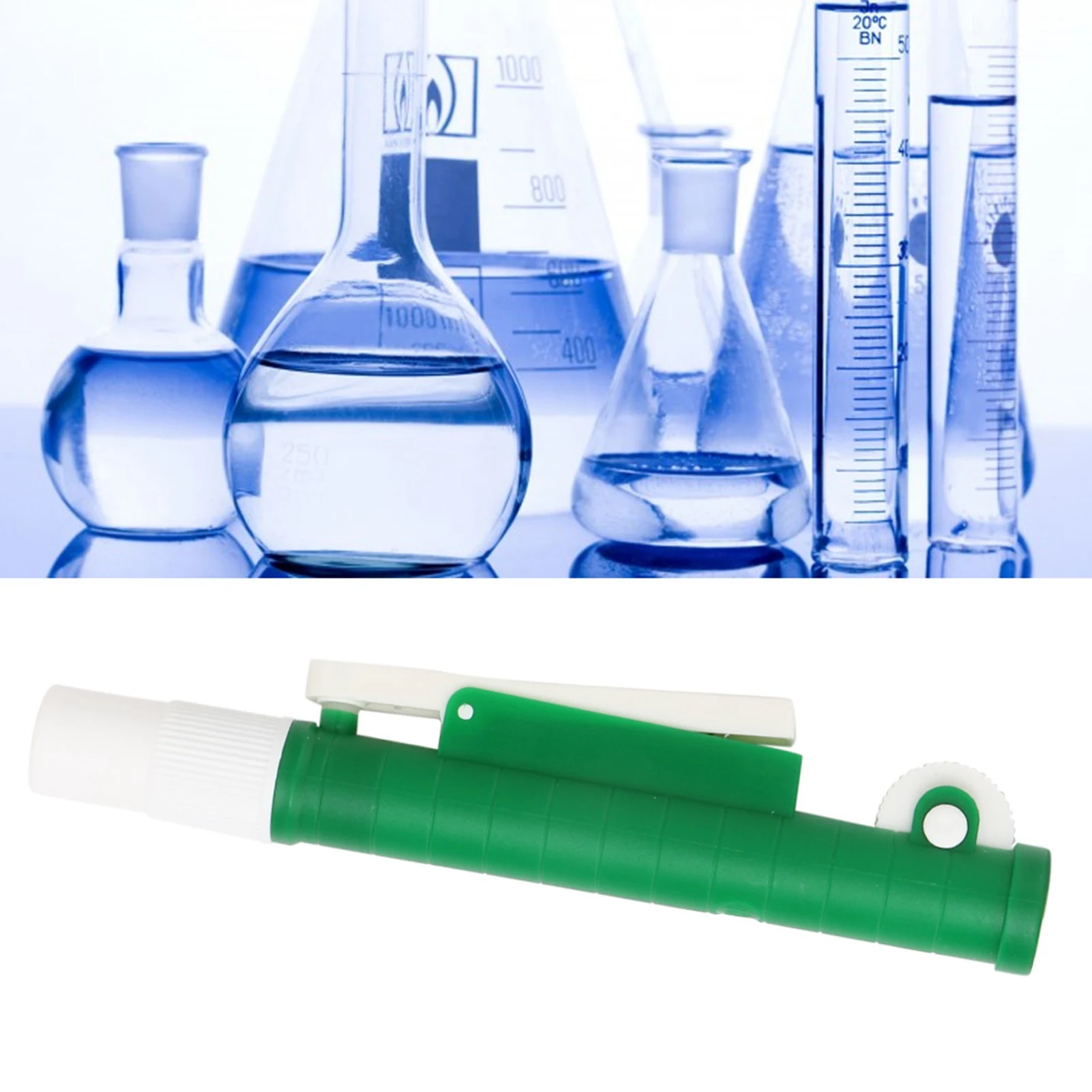 Pipette Pump Filler Pipette Filler Pipette Pump Filler for Disposable Plastic and Glass Pipettes 10 ml Green  Pipette Pump