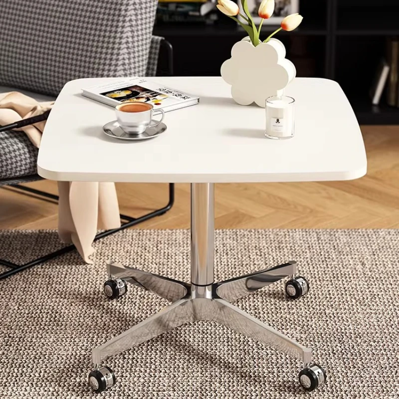 

Multifunctional Lift Coffee Tables Space-saving Study Computer Desk Rolling Compact Dining Table Living Room Balcony Tea Table