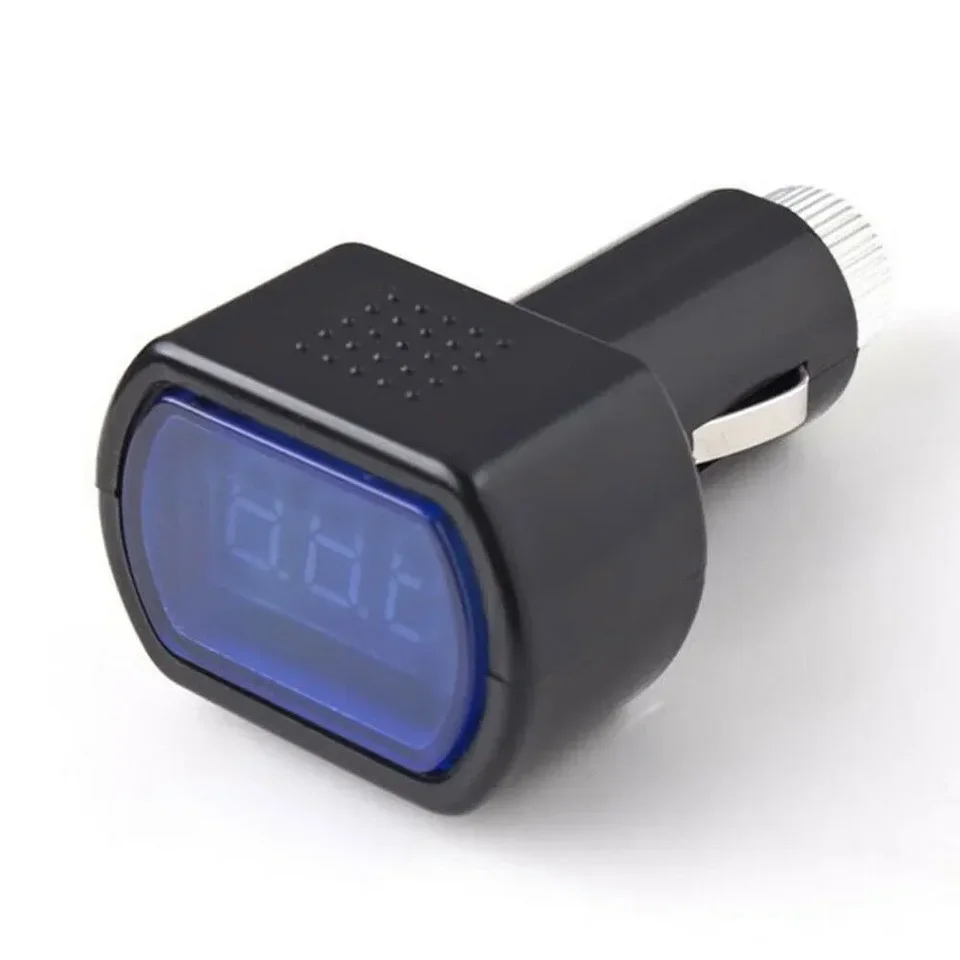 cigarette lighter amp meter Car Battery Voltage Meter Universal 12V-24V Digital LED Auto Car Voltmeter  Cigaret Lighter Volt Voltage Gauge Meter Monitor