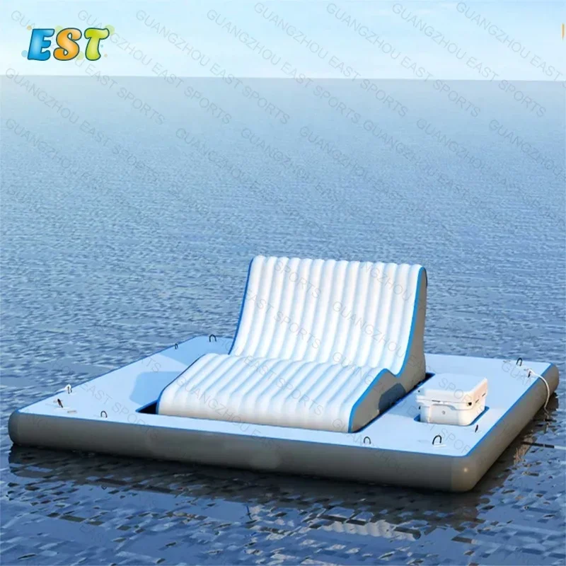 Floating Dock Durable  Inflatable platform outdoor Water Leisure Floating Platform