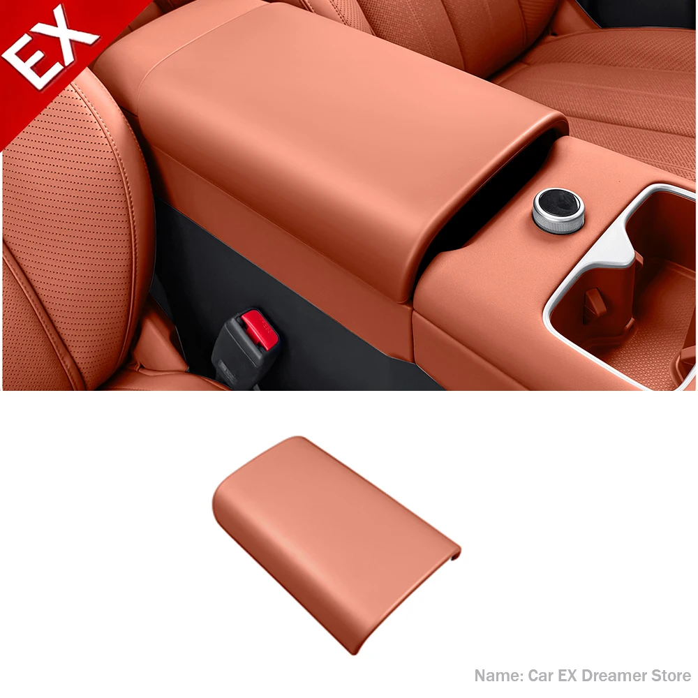 

Для BYD Formula Leopard Titanium 7 2025 2026, аксессуары для стайлинга автомобилей, подлокотник, увеличивающая коробку, кожаный защитный чехол