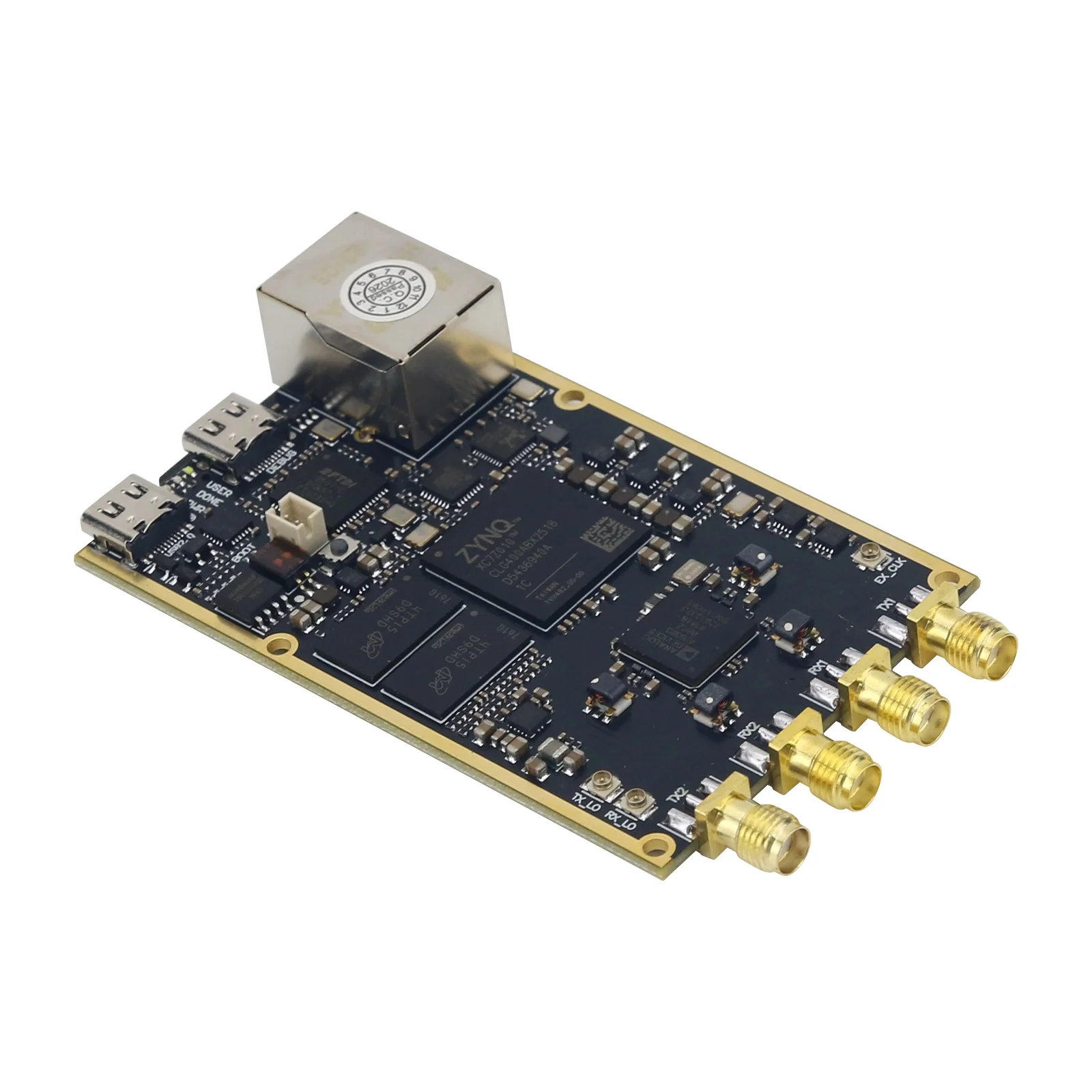 HamGeek 70MHz-6GHz 7010-SDR AD9363 SDR Software Defined Radio Entwicklungsboard mit Kühlkörper für Pluto SDR MATLAB – Detail 5