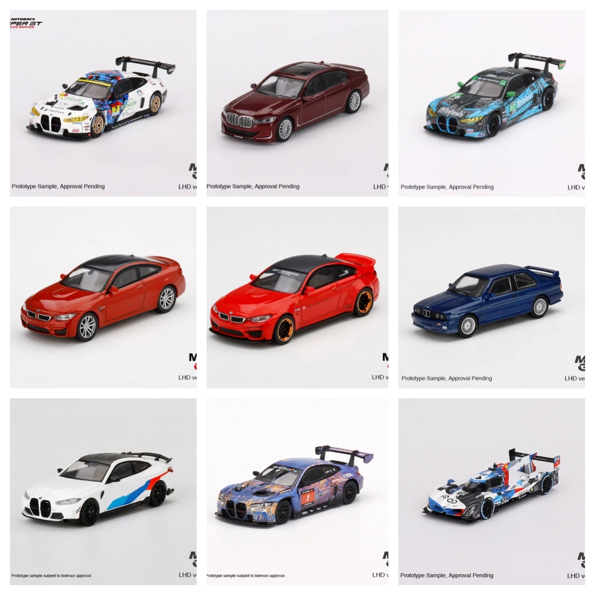 

Mini GT 1:64 M3 (E30) M4 M3 B6 GT B7 750Li xDrive Diecast Model Car Collection Limited Edition Hobby Toys