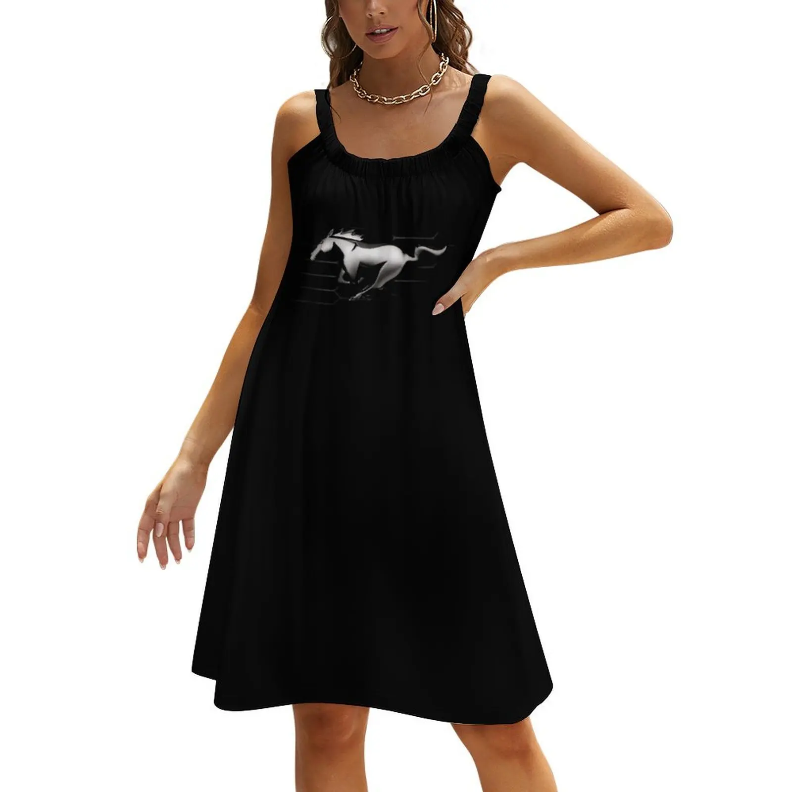 

Classic Mustang Beach Sling Skirt long sleeve dress Dress for pregnant women