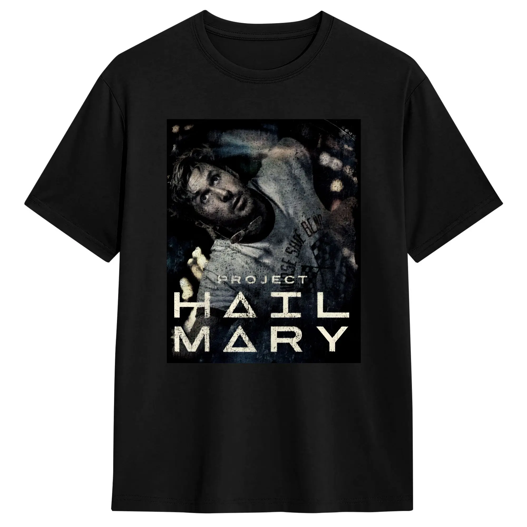 

Men T-Shirts Project Hail Mary Amazing Cotton Tee Shirt Short Sleeve T Shirts Round Collar Clothes Printed