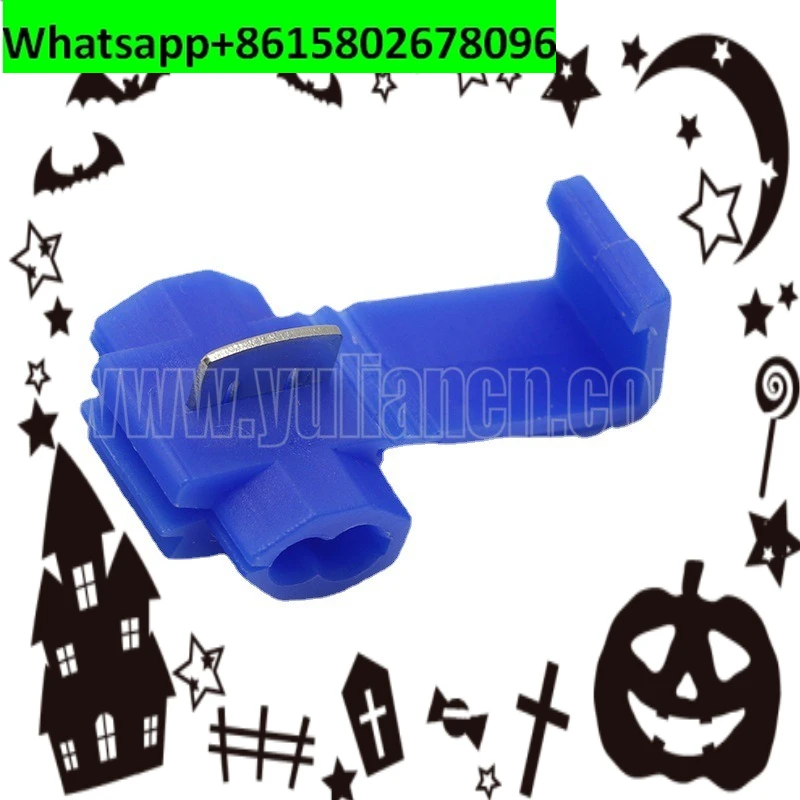 20PCS  T-shaped wiring clip, non-destructive and break free flexible wire connector, cold pressed terminal 878100