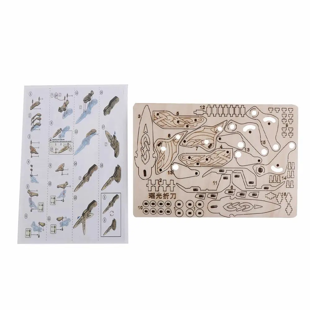 

Wooden 3D Wooden Assembled Butterfly Model Folding Butterfly Folding Wood Puzzle Stereo Model Handmade DIY Hand-assembled