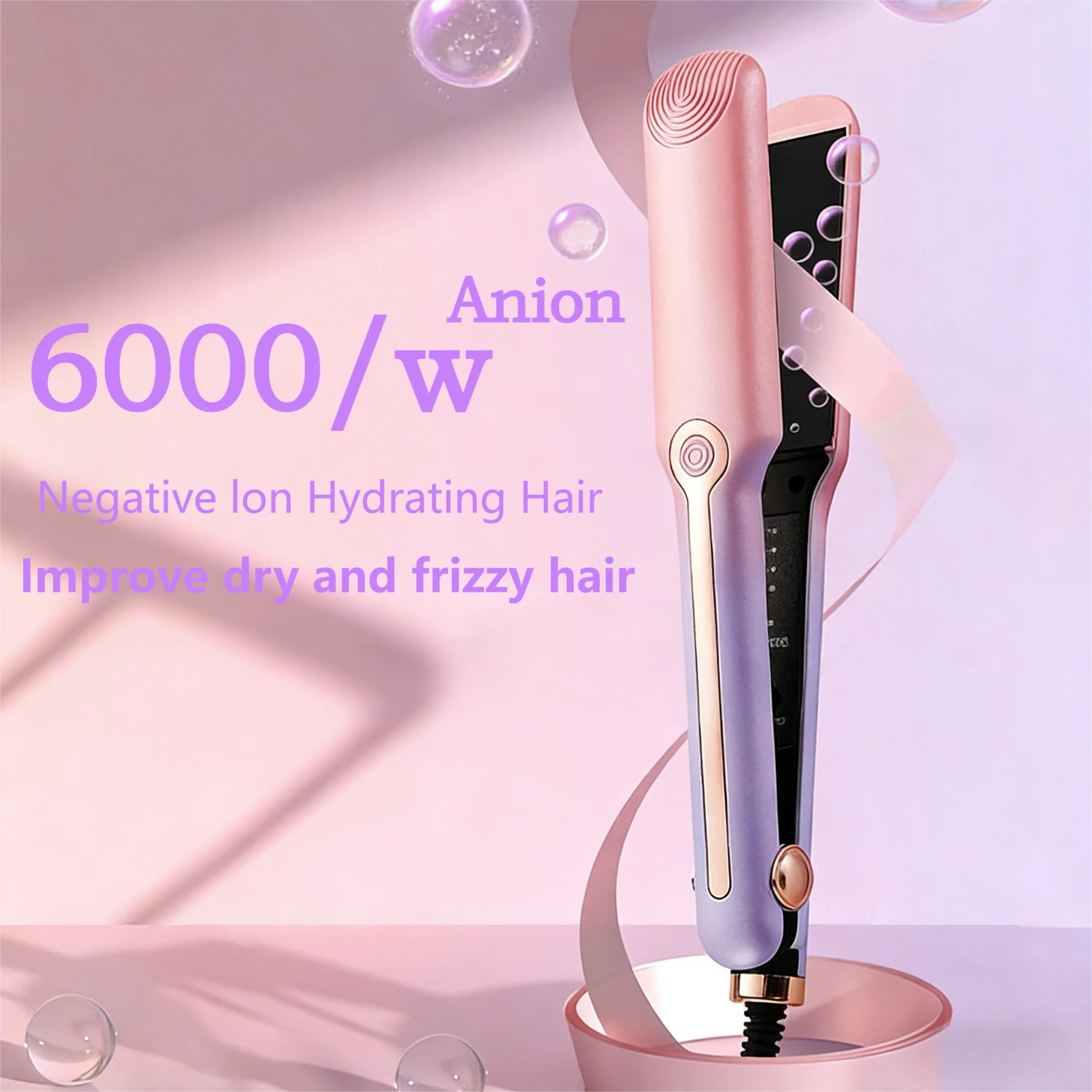 MORFONE مستودع محلي 8 قطع مكواة مسطحة احترافية لتجعد أقل، لامعة وسلسة، أدوات التصميم