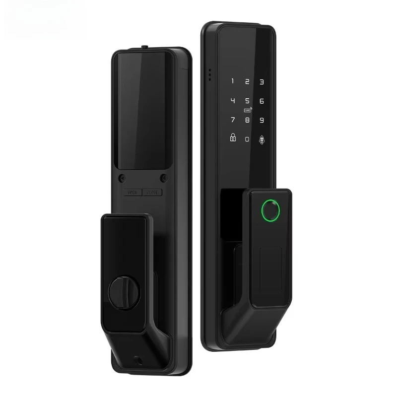 Remote Unlocking Smart Door Lock Tuya Wifi Smart Fingerprint 3D Sinovo Inteligente Digital Safe Door With Camera Lock for Home