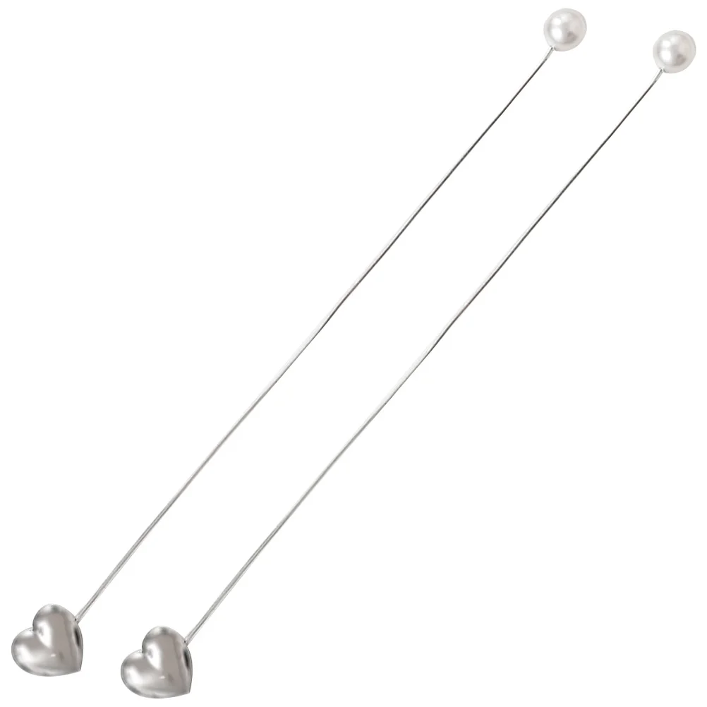 

2 Pcs Curtain Strap Set Tieback Buckle Holdback Ties Manual Pearl Tiebacks Clips Alloy Tie-backs