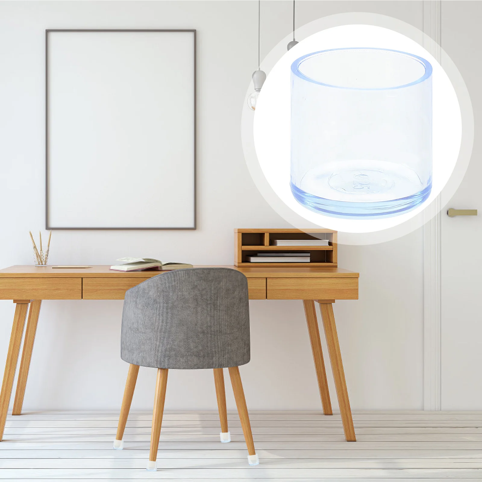 

30Pcs Chair Leg Floor Protectors PVC Reusable Furniture Leg Caps for Hardwood Floors Noise Reduction Scratching Protection Chair