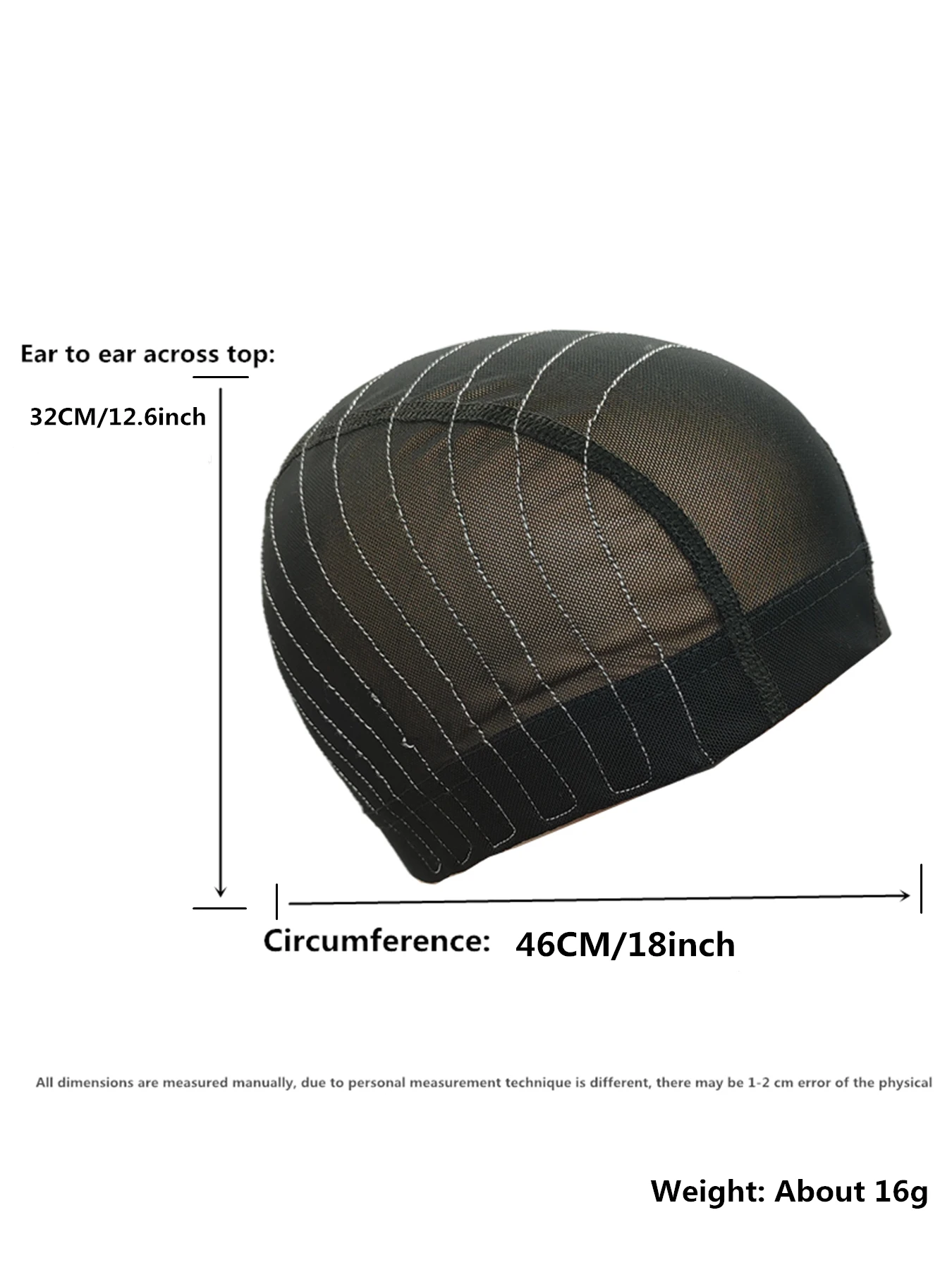 Mesh Dome Wig Cap with Band Glueless for Beginners 4x4/5x5/13x4/13x6 Lace Wig Making Hairnet Ideal for Creating Custom Wigs image 5