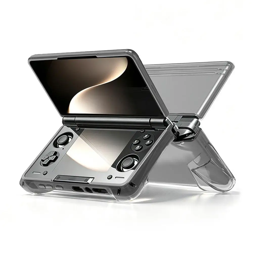 Clear TPU Protective Case for AYN Thor Handheld Game Console Shock‑Absorbing Anti‑Scratch Game Player Accessory ﻿