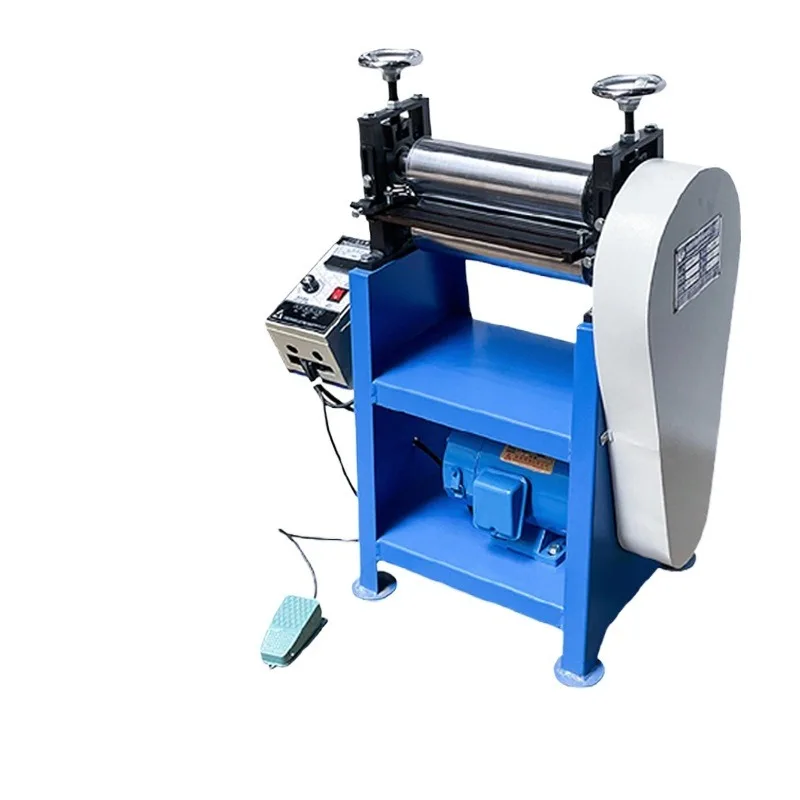 Electric flat wheel drawing machine, heavy duty leather speed regulating pressing machine c