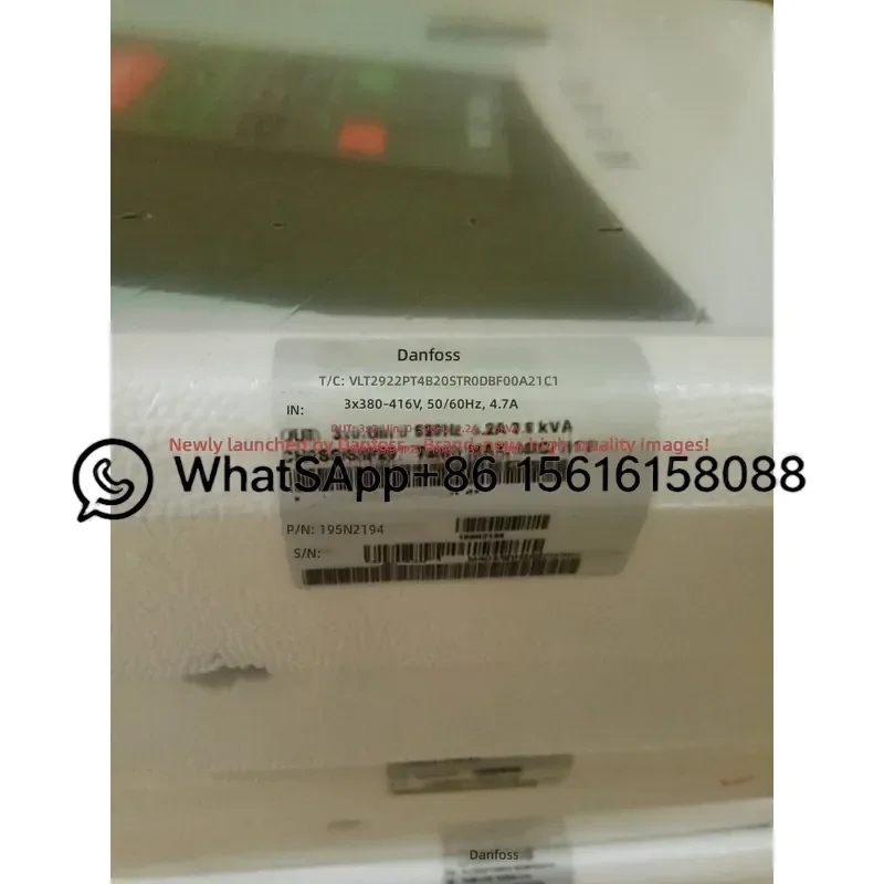 Danfoss VLT 2900 Series Inverter Drive 195N2194 VLT2922PT4B20STR0DBF00A21C1 AC Variable Frequency Speed Controller for