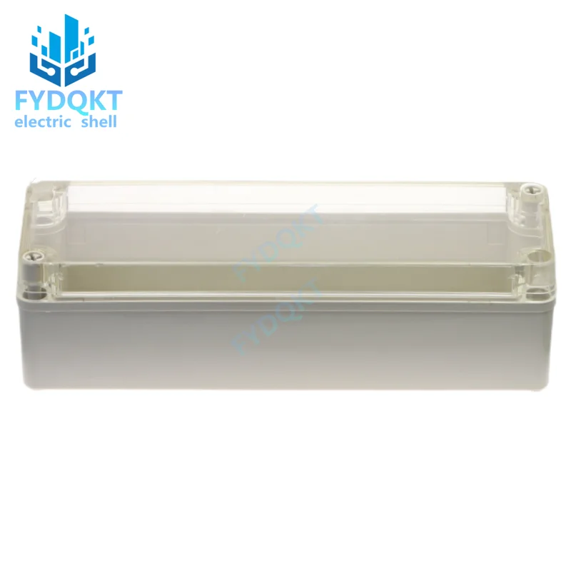 250x80x70mm ABS Plastic security power supply case transparent cover case outdoor wiring waterproof box DIY