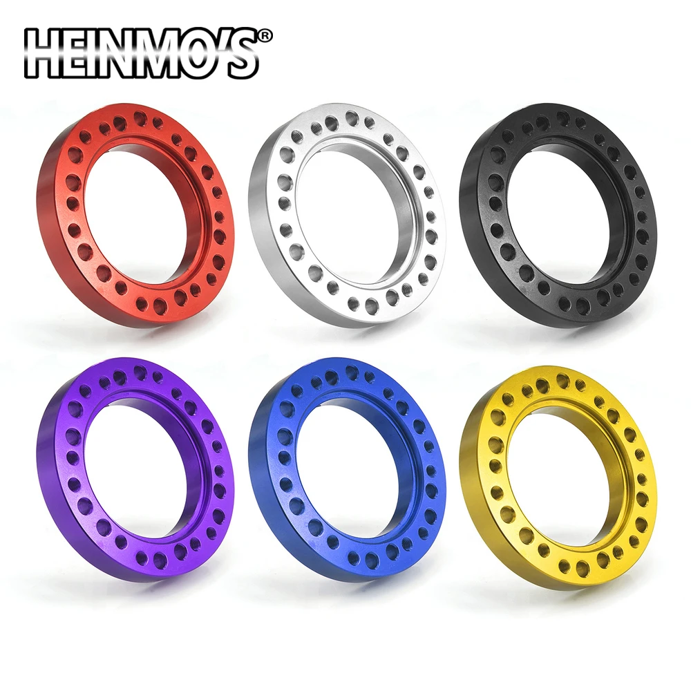 12mm CNC Aluminum Car Steering Wheel Hub Boss Kit Adapter Spacer Universal Cars Accessories Steer Wheel Hole Adapter Purple