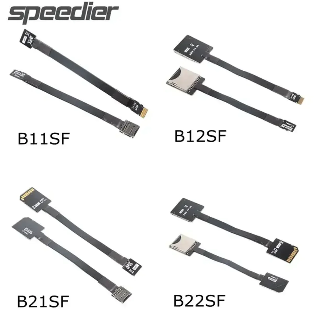 ADT 3-100CM UHS-I Micro SD To SD Extender Cable SDHC SDXC UHS-I Flexible MicroSD TF SD Memory Reader Card UHS-I SD To SD Adapter