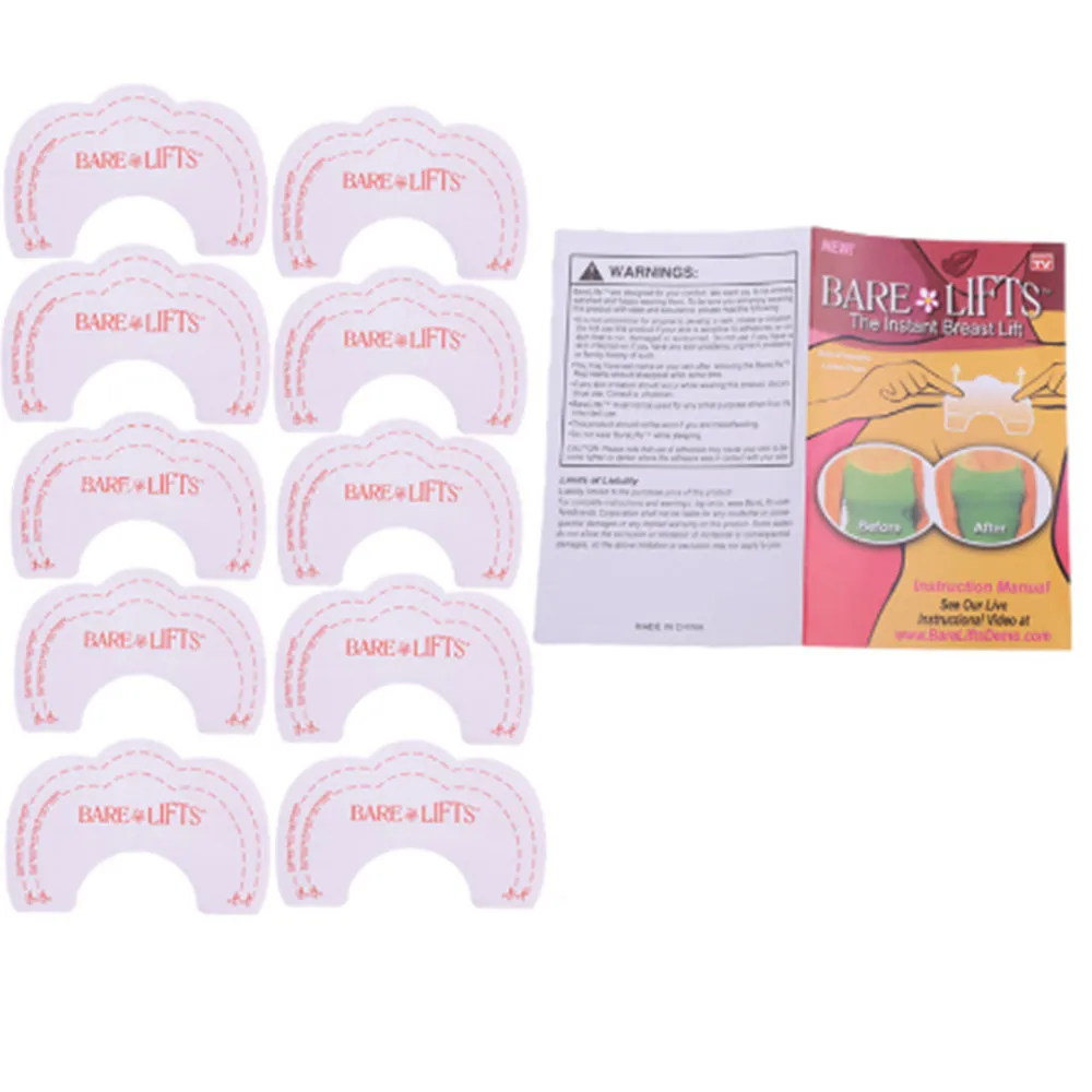 5 Pairs(10PCS) Breast Lift Tape Invisible Pasties Stickers Instant Push Up Bare Lift Adhesive Bra Breast Enhance Tape Lift A021