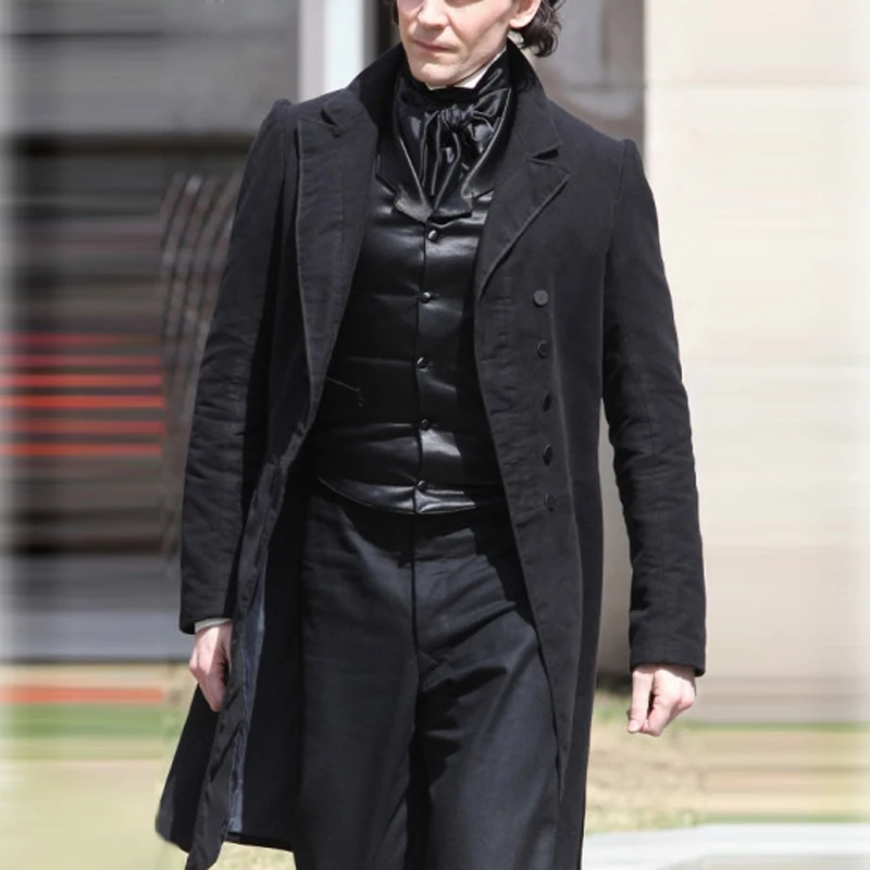 

Casual Cotton Blend Tailored Collar Mid-Length Faionable Urban Sle Windbreaker for Youth Autumn Season Single Button Closure