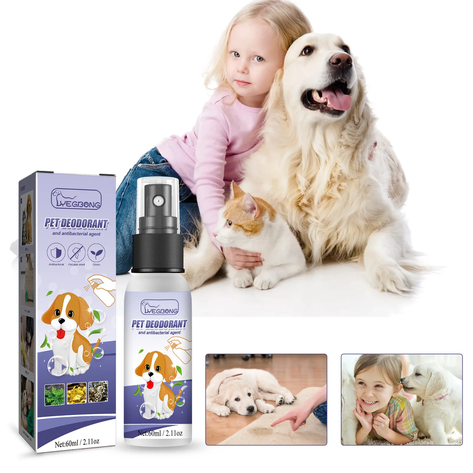 Freshen Up Your Home with Our Pet Deodorizer Spray - Eliminates Pet Odors Instantly