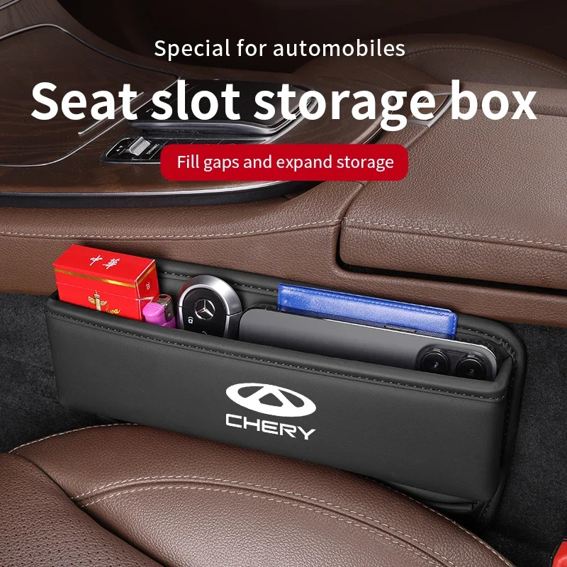 

For Chery Tiggo 3 4 5 7 Pro Plus Arrizo GX 5X EQ7 Fulwin A3 A5 Car Seat Gap Crevice Slot Storage Box Organizer Auto Accessories