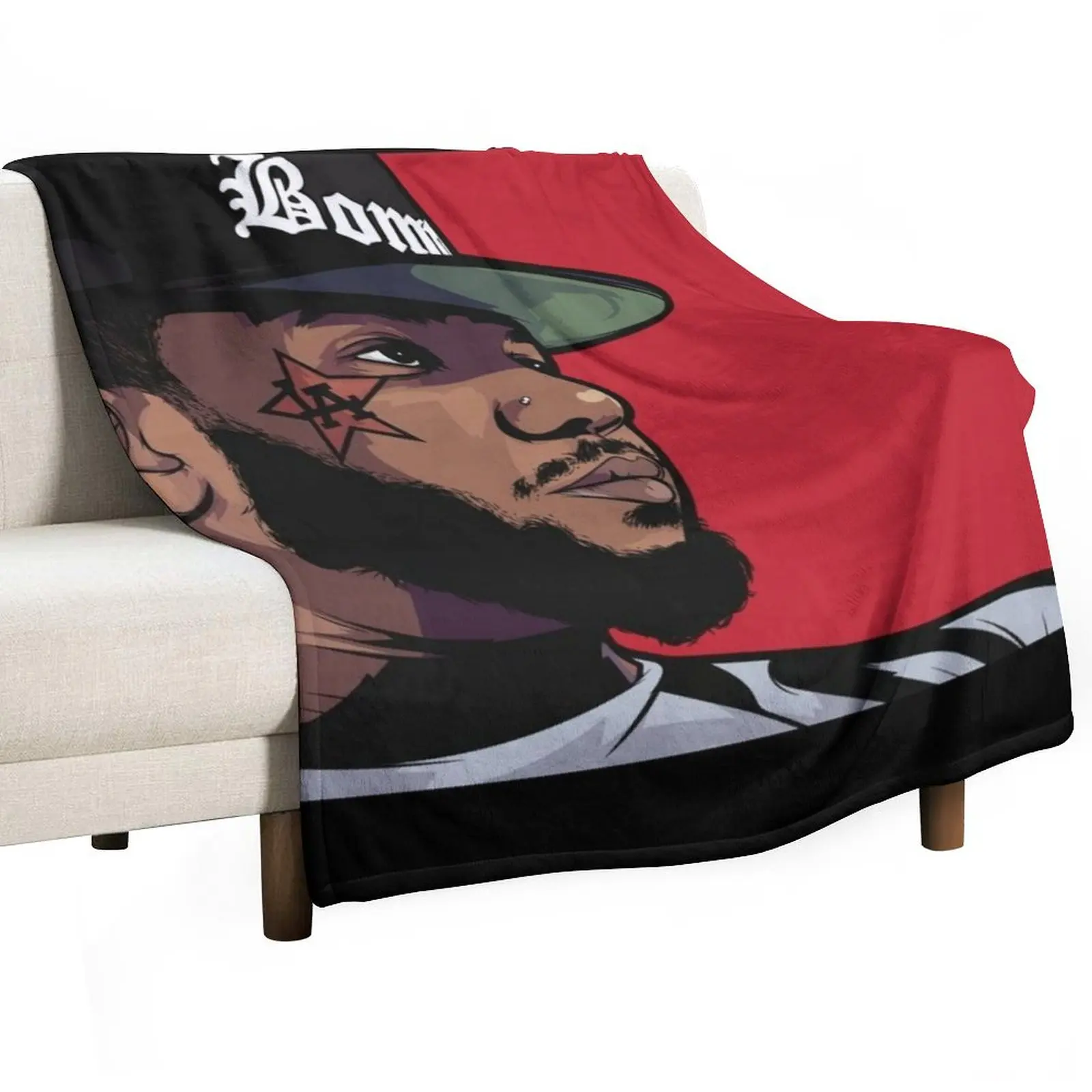 

The Game 1 Throw Blanket Luxury Brand Retros Blankets